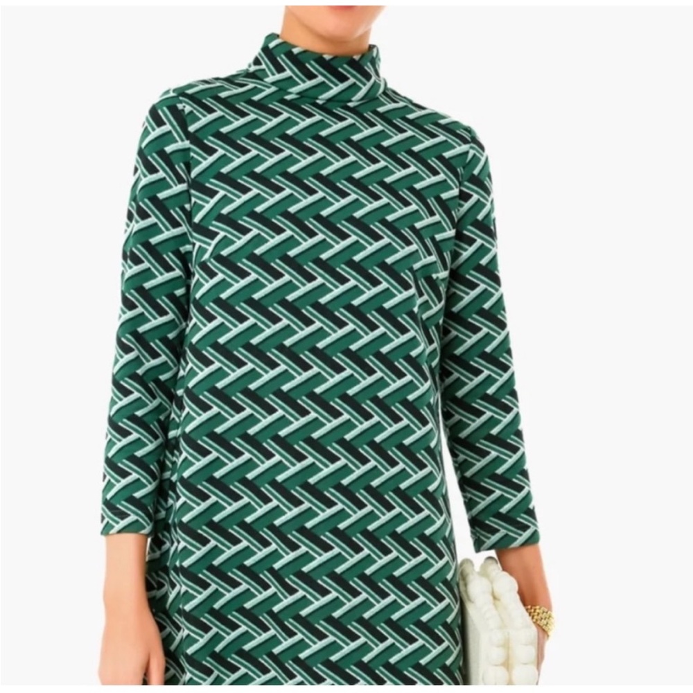 Tuckernuck Emerald Geo Mod Ellie Dress